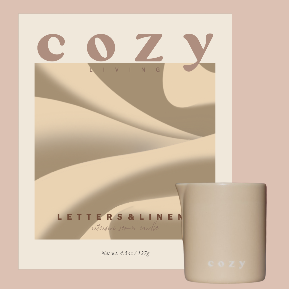 Letters & Linens Intense Serum Candle